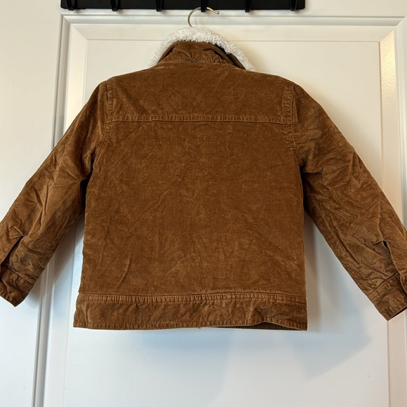 Tommy Bahama toddler 2T coat warm preppy, tan/ brown and white - Picture 5 of 12